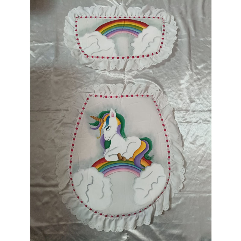 Juego de baño unicornio